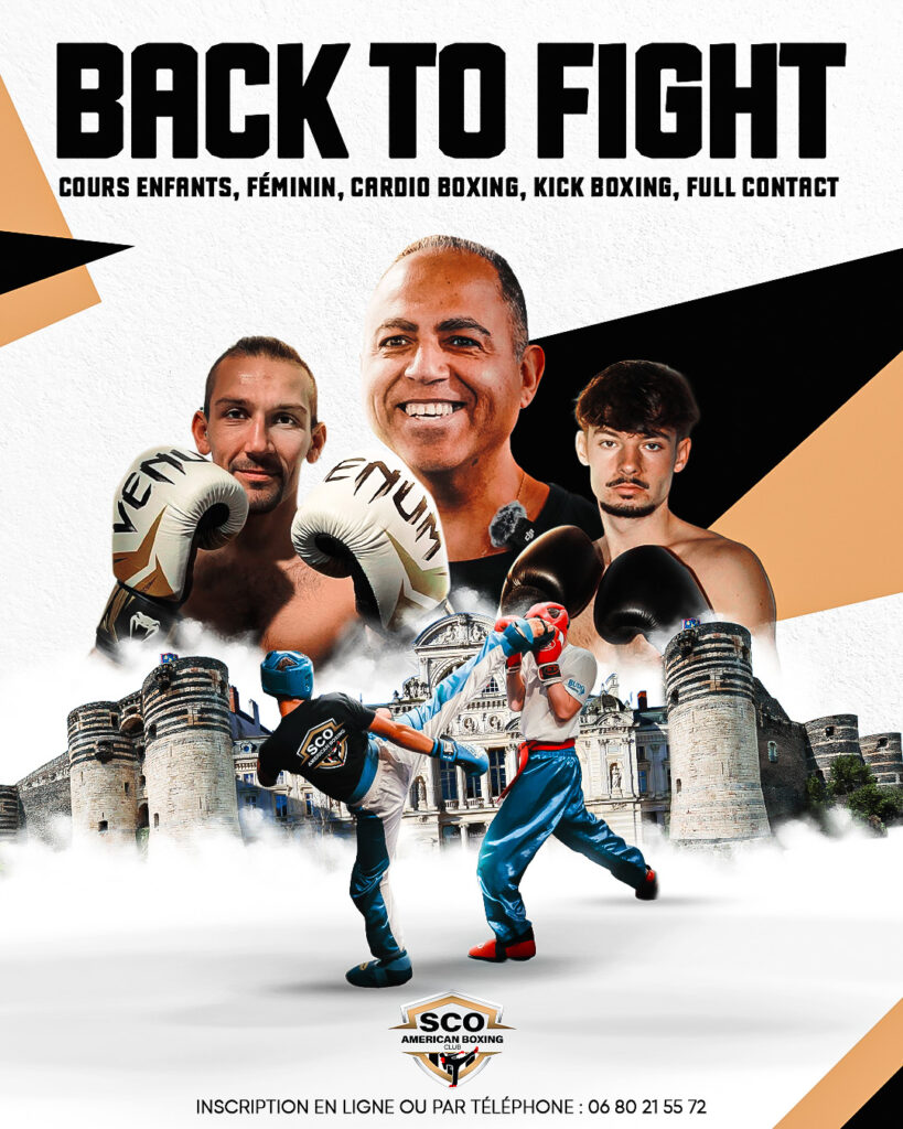 Rentrée boxe Angers 2026-2027 SCO American Boxing Club Full-Contact Kick-Boxing
